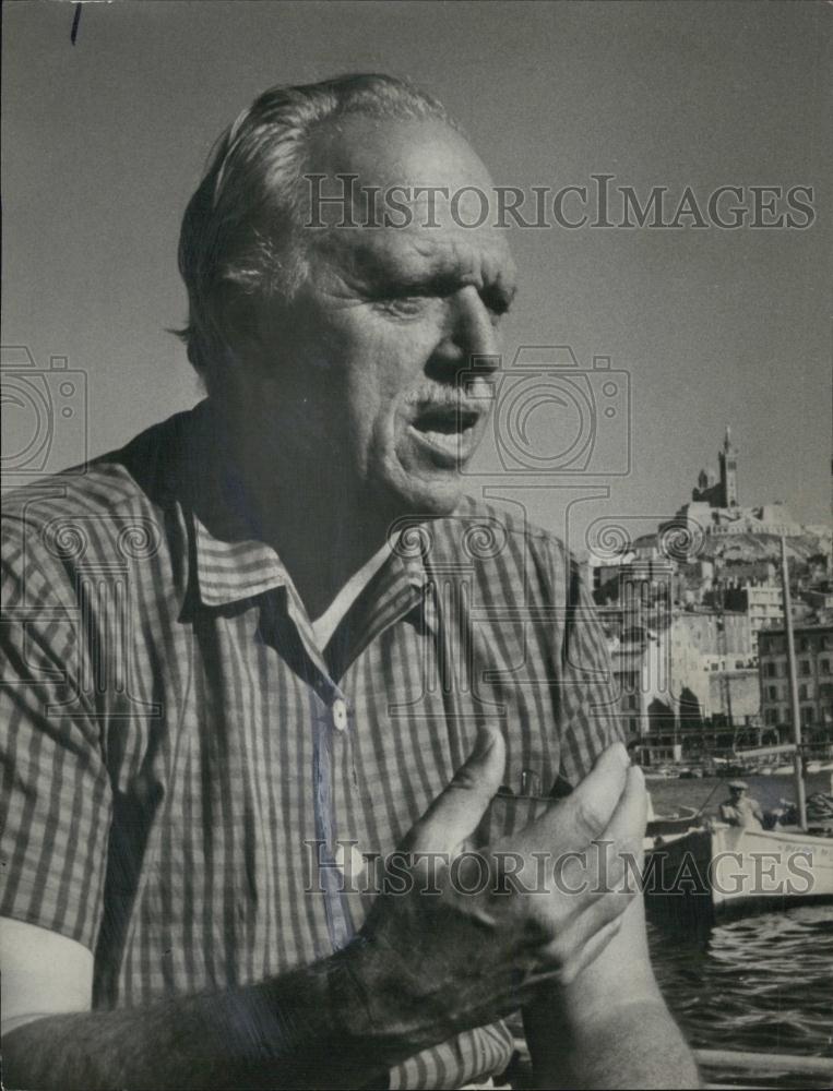 1961 Press Photo Director/producer Joshua Logan for "Fannyl" - RSL01543 - Historic Images