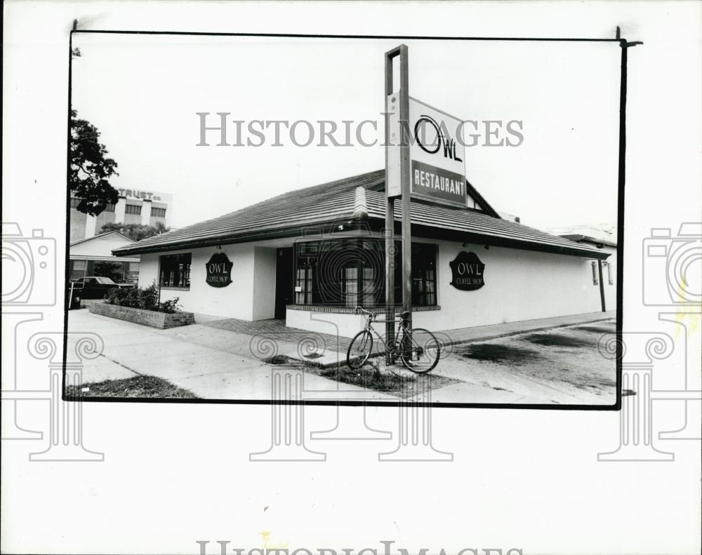 1985 Press Photo The Owl Restaurant St Petersburg - RSL68527 - Historic Images