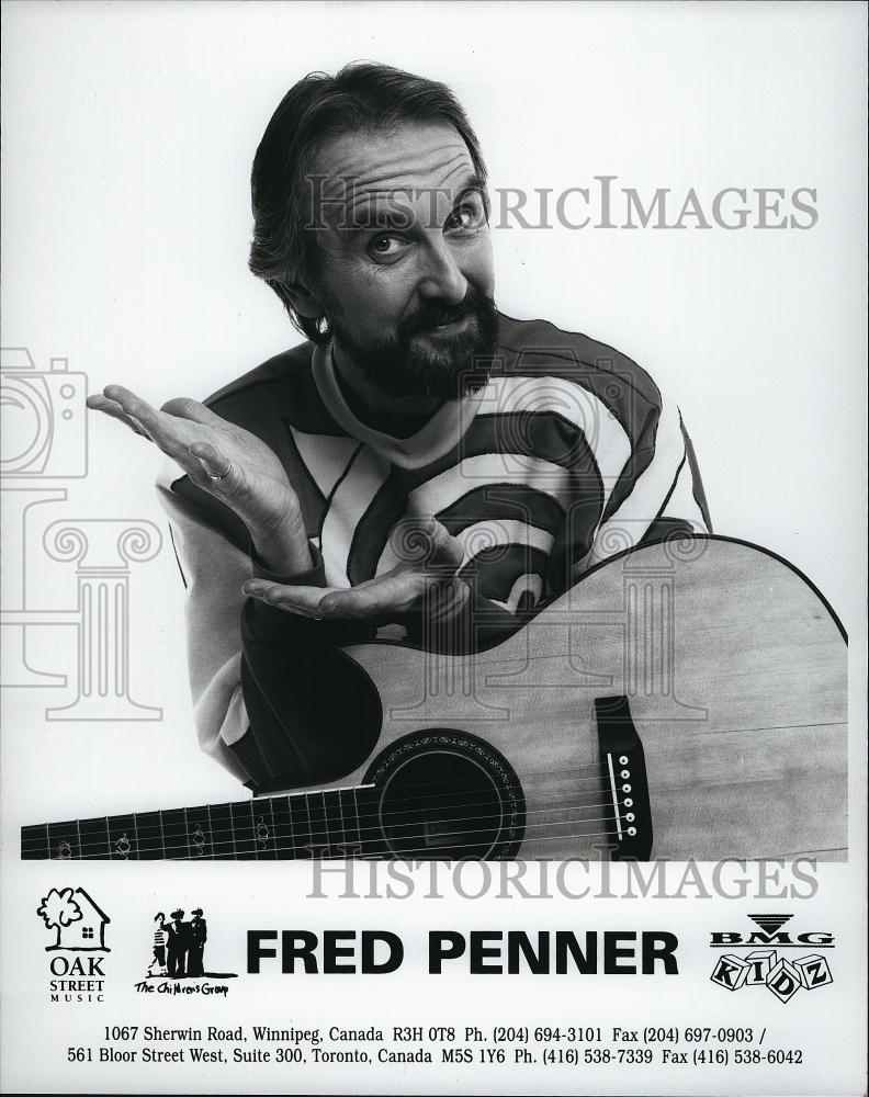 Press Photo Fred Penner and his Cat&#39;s Meow Band - RSL81841 - Historic Images