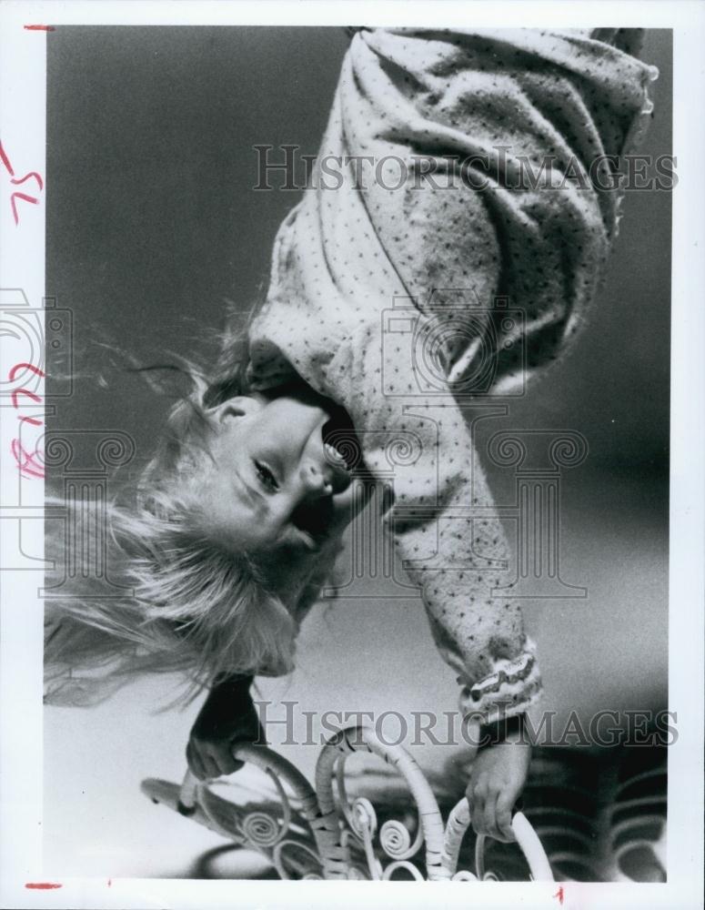 1985 Press Photo Heather O&#39;Rourke in &quot;Poltergeist&quot; - RSL60053 - Historic Images