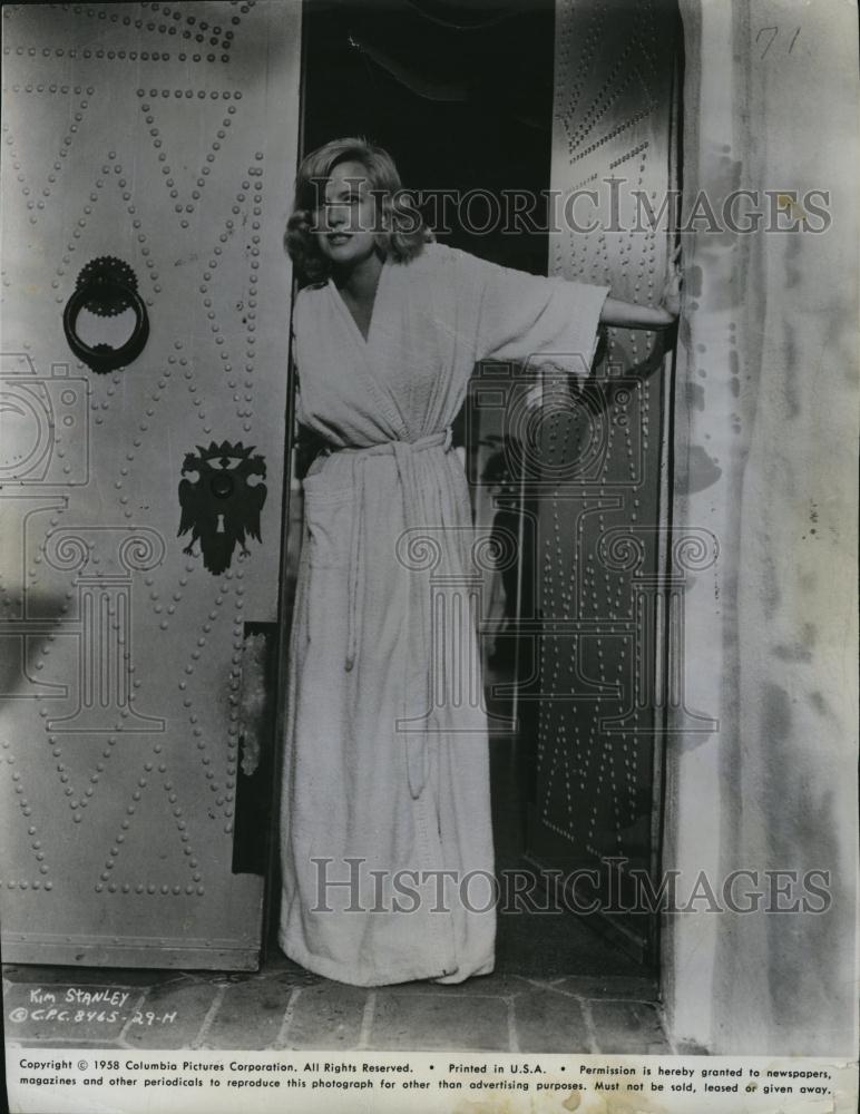 1958 Press Photo Actress Kim Stanley - RSL80583 - Historic Images