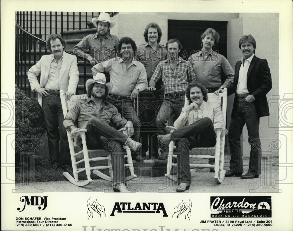 Press Photo Musical Group Rock Band Atlanta entertainers recording artist - Historic Images