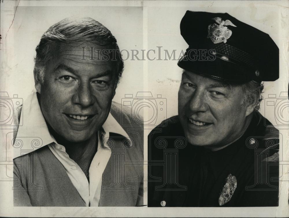 1975 Press Photo George Kennedy in &quot;The Blu Knights&quot; - RSL95411 - Historic Images