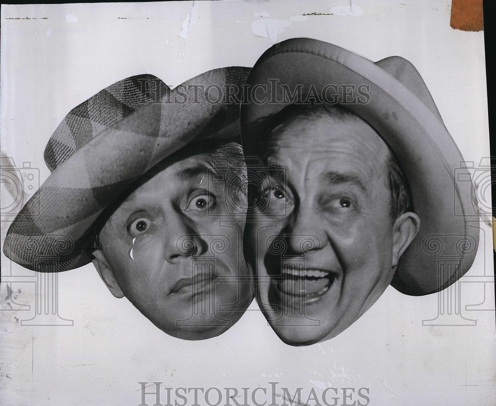 1950 Press Photo Olsen and Johnson "Pardon Our French" - RSL90043 - Historic Images