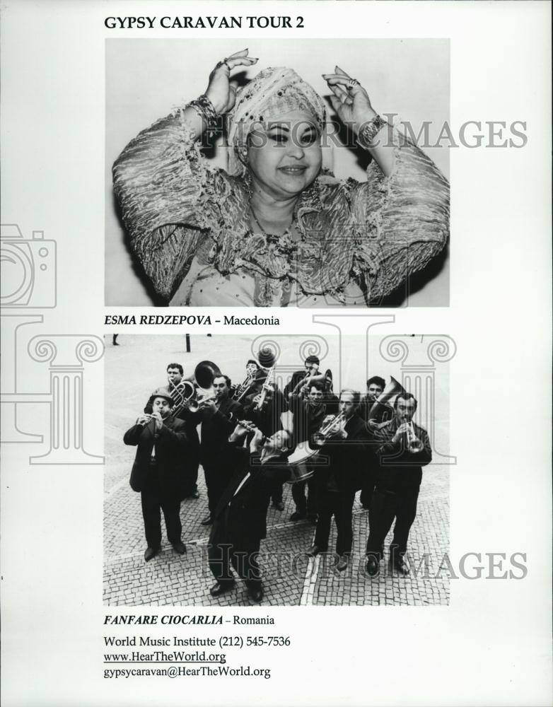 Press Photo Popular Musician Esma Redzepova & Fanfare Ciocarlia - RSL45073 - Historic Images