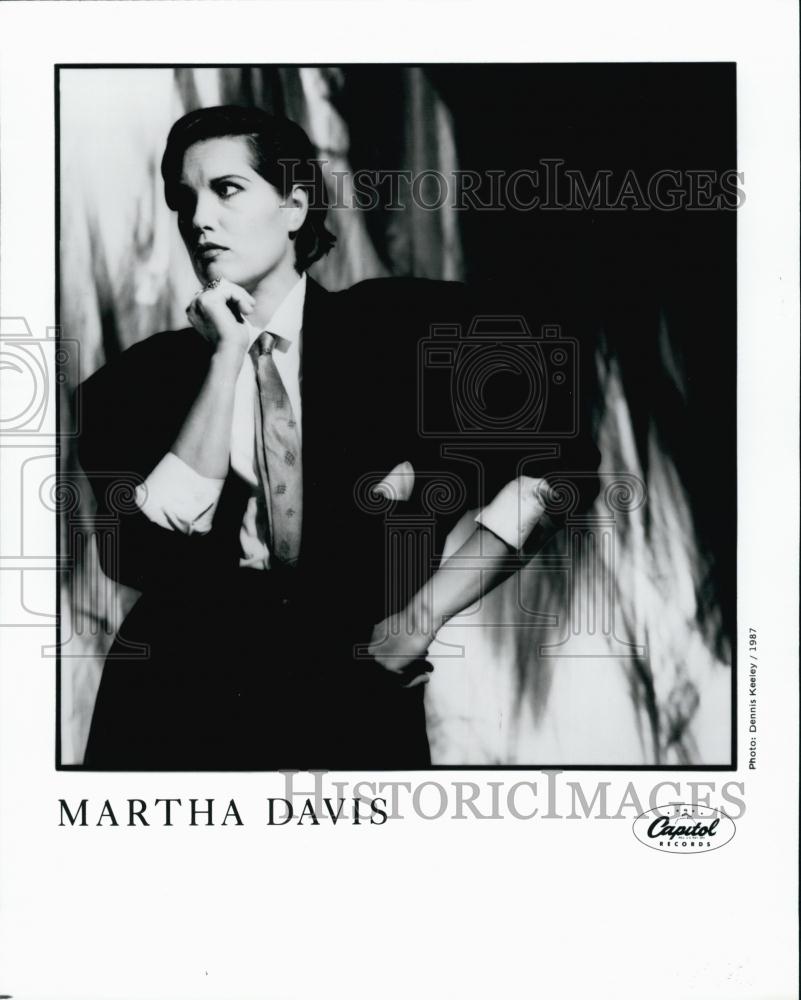 Press Photo Singer Martha Davis - RSL64561 - Historic Images