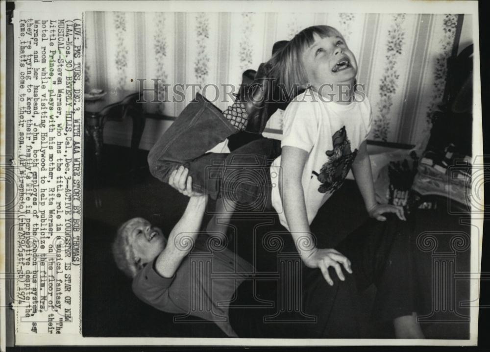 1974 Press Photo Steven Warner stars in the musical &quot;The Little Prince&quot; - Historic Images