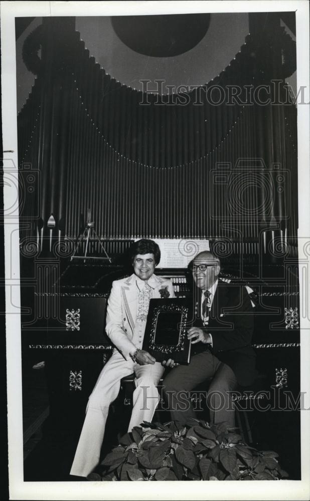 1979 Press Photo Organist Terry Charles music at church - RSL93059 - Historic Images