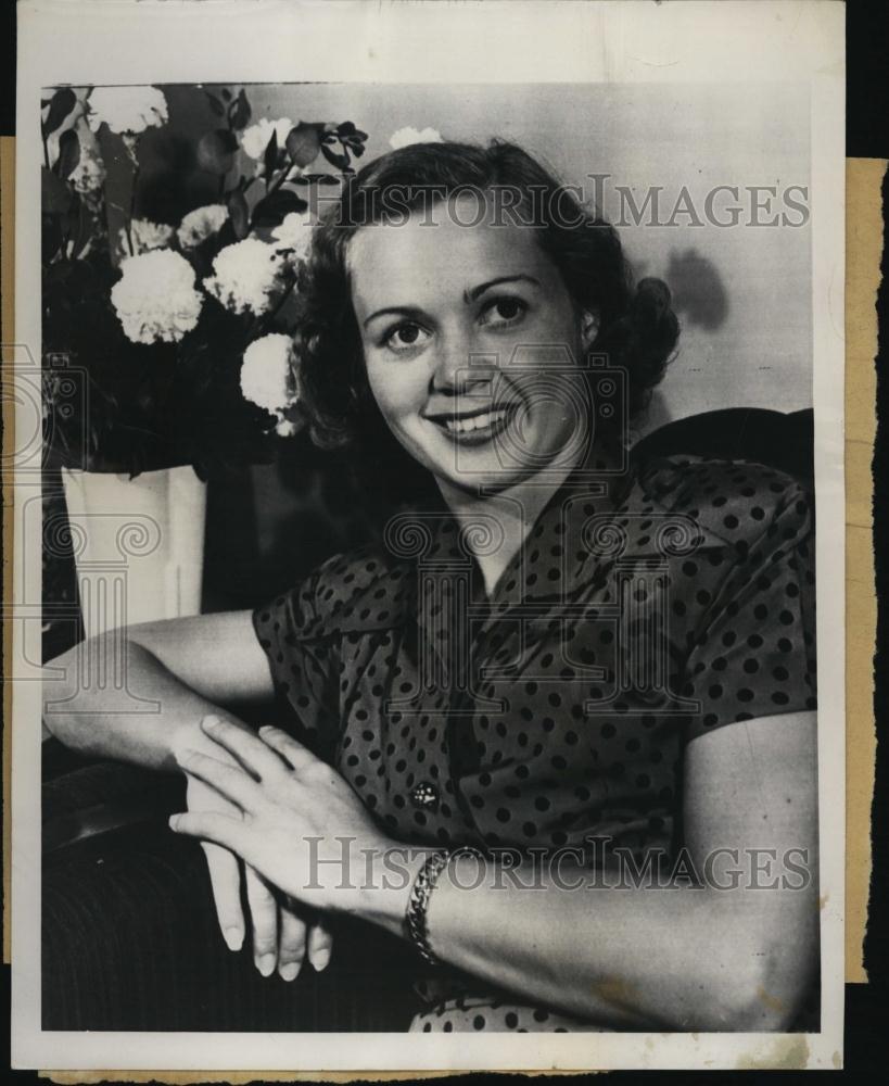 1949 Press Photo Barbara Manning Wife Of Governor Fuller Warren Of Florida - Historic Images