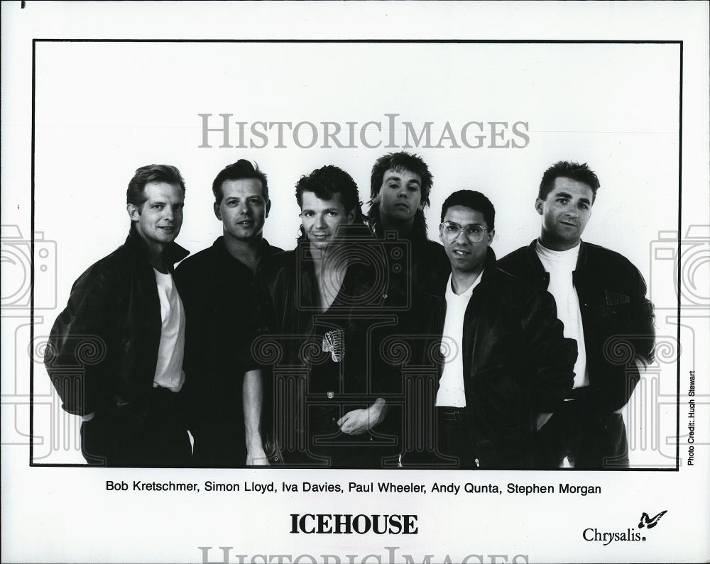 Press Photo Icehouse: B Kretschmer S Lloyd, I Davies, P Wheeler, A Qunta - Historic Images