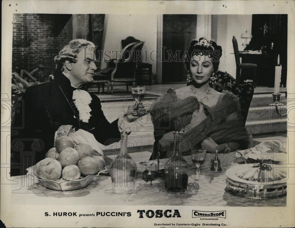 1960 Press Photo Afro Poli Franca Duval in Soap Opera Tosca - RSL86645 - Historic Images