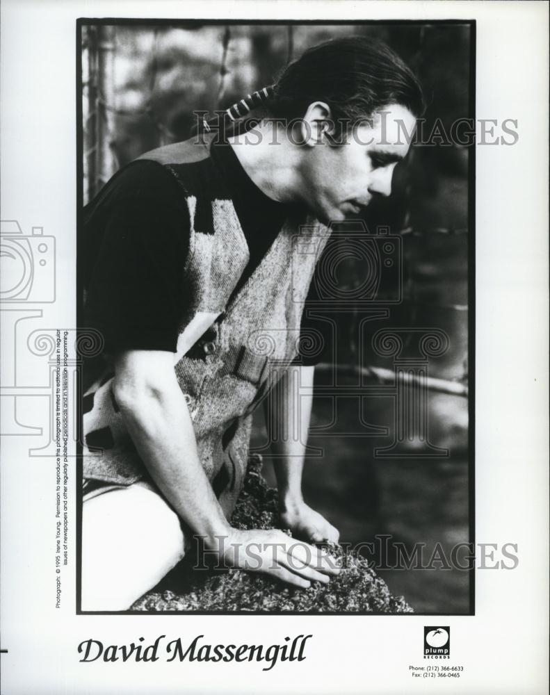 1995 Press Photo Musician David Massengill on Plump Records - RSL79693 - Historic Images