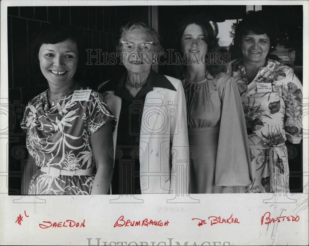 1980 Press Photo American Assoc University women Arlene Sheldon, Ruth - Historic Images