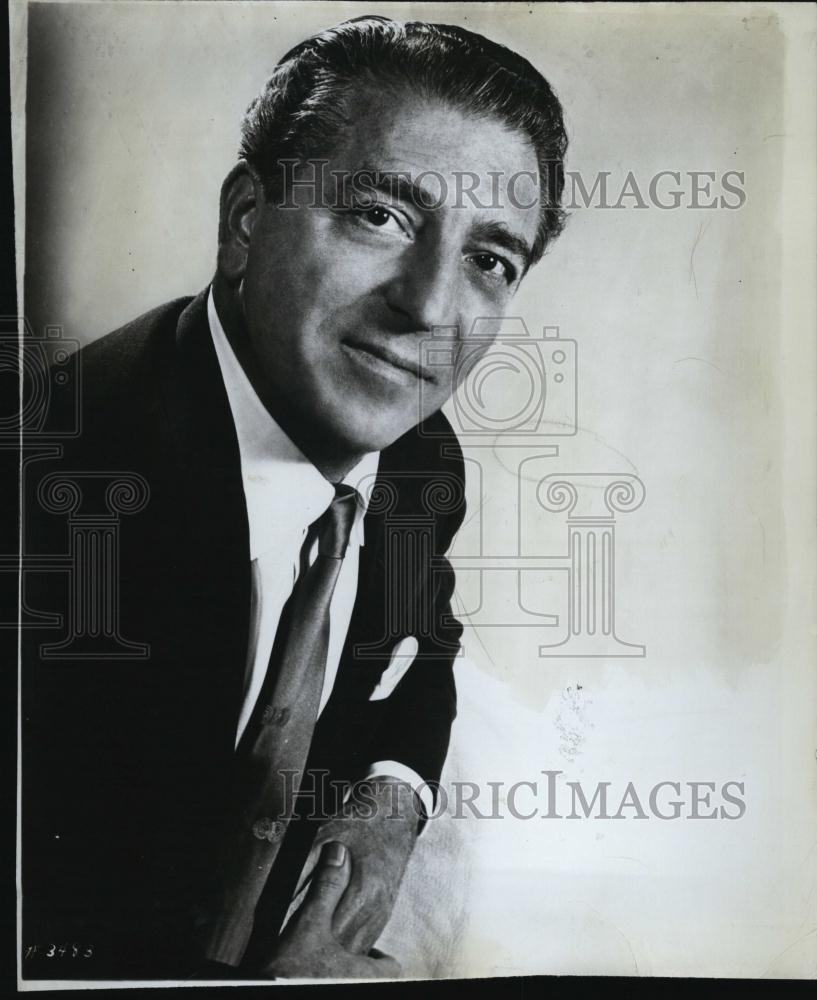 1967 Press Photo Orchestra Leader Mantovani Symphony Hall Appearance Portrait - Historic Images