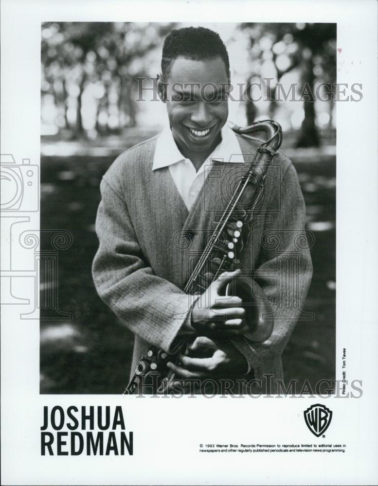 1994 Press Photo Saxophone player Joshua Redman musician entertainer - RSL01769 - Historic Images