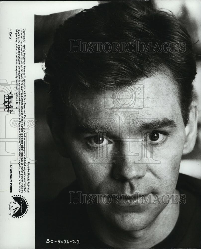 1986 Press Photo actor David Caruso in &quot;Blue City&quot; - RSL42611 - Historic Images