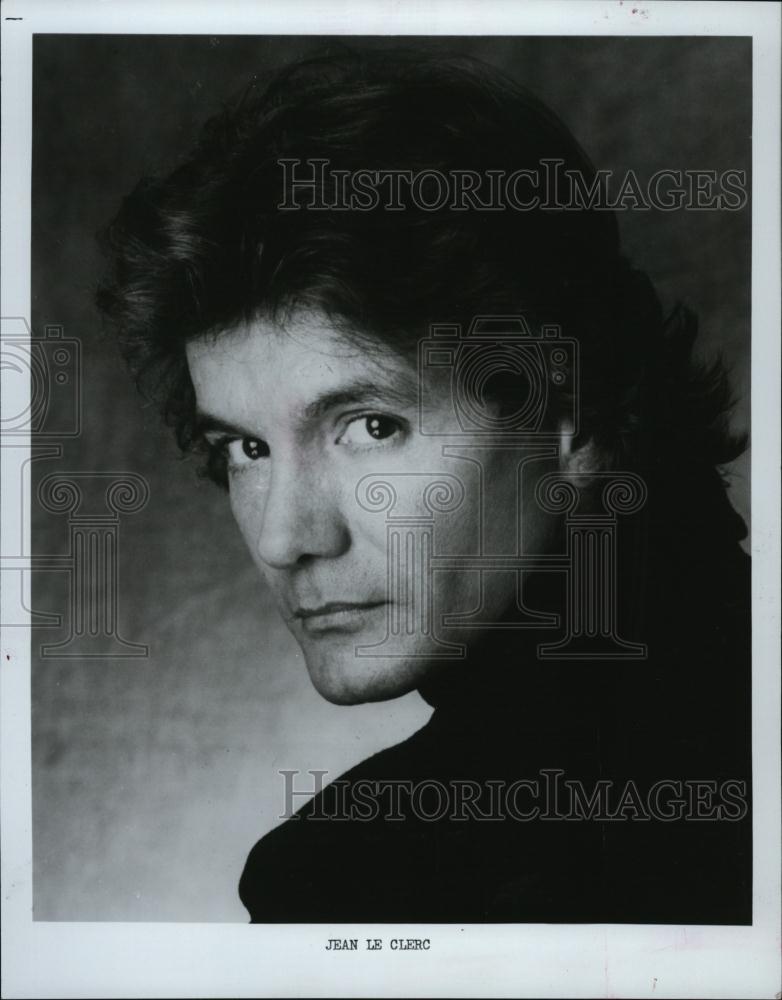 1992 Press Photo Entertainer Jean Le Clerc Portrait - RSL44051 - Historic Images