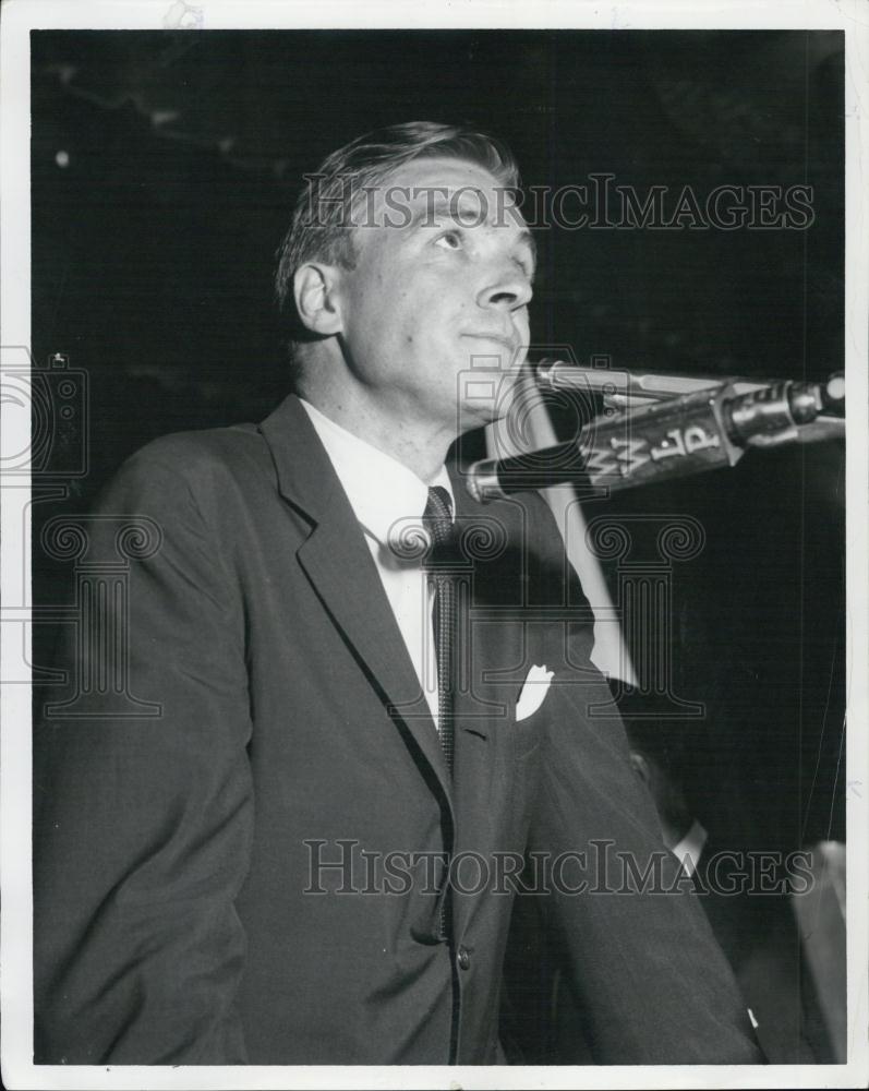 1962 Press Photo Henry Cabot Lodge Addresses Republican Convention After - Historic Images