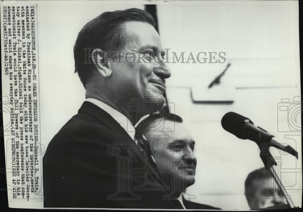 1969 Press Photo Russell E Train, nominee for undersecretary of interior - Historic Images