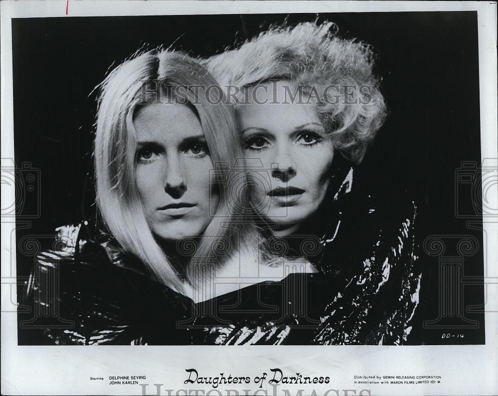 1974 Press Photo Actress Danielle Quimet in "Daughters of Darkness" - RSL89971 - Historic Images