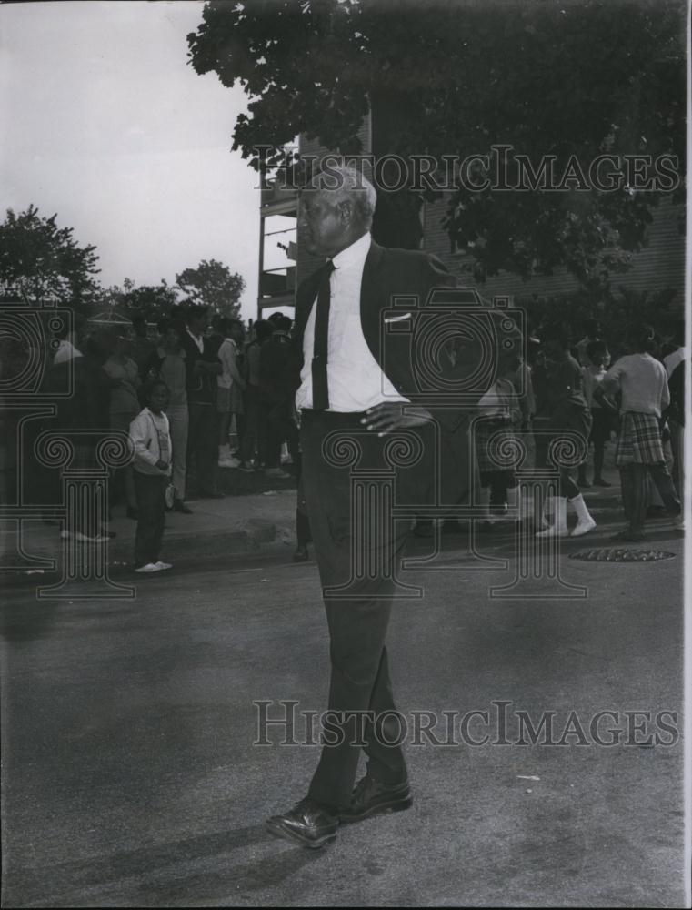 1968 Press Photo Martin Luther King Jr High School Principle John Joyce - Historic Images