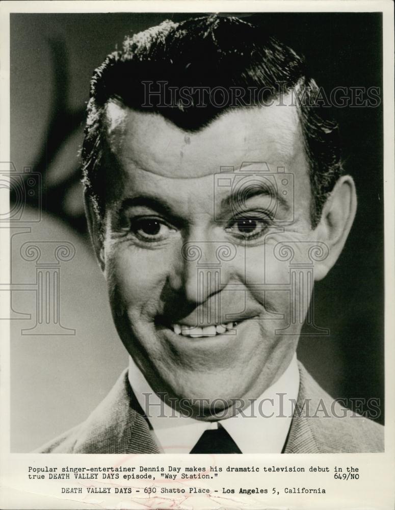 Press Photo Popular Singer-Entertainer Dennis Day In &quot;Way Station&quot; - RSL61013 - Historic Images