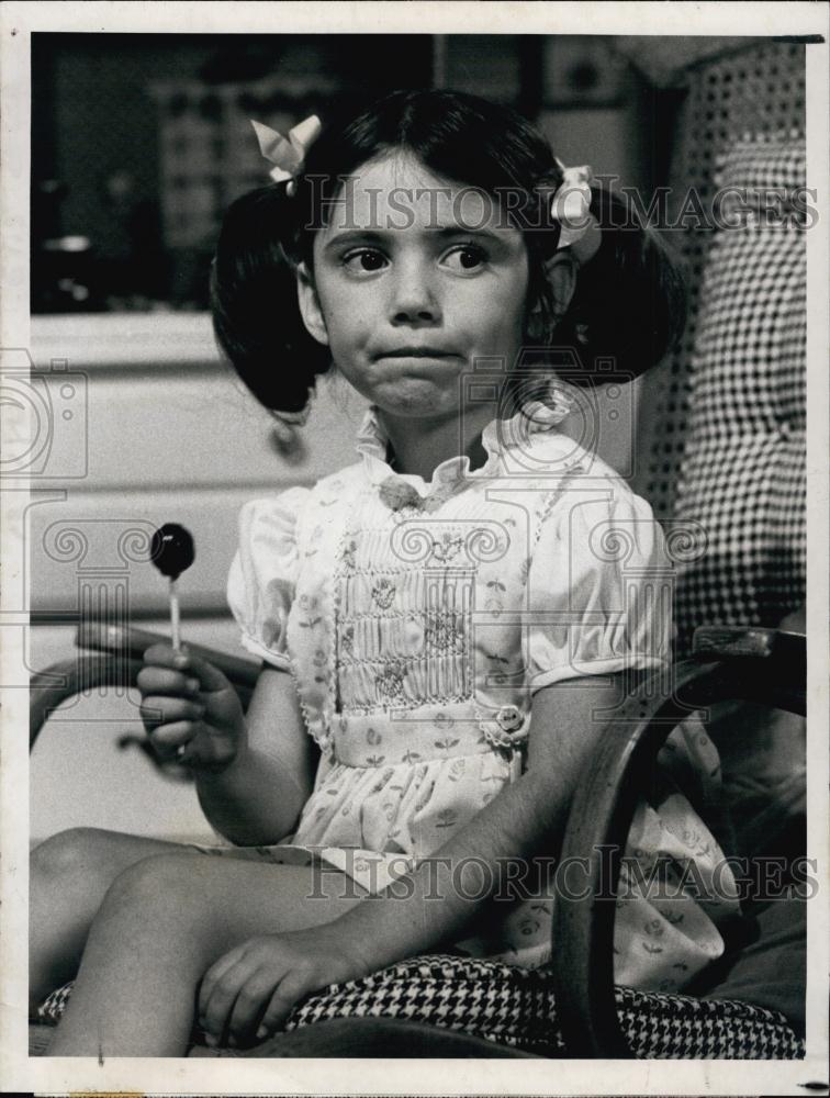 1977 Press Photo Actress Natasha Ryan on 