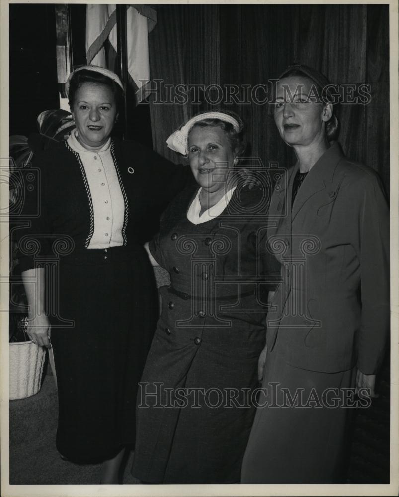 1954 Press Photo Jeanette Brody Weisberg of United Synagogue of America - Historic Images