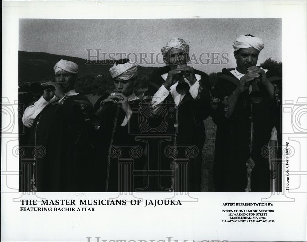 1995 Press Photo The Master Musicians of Jajouka featuring Bachir Attar - Historic Images