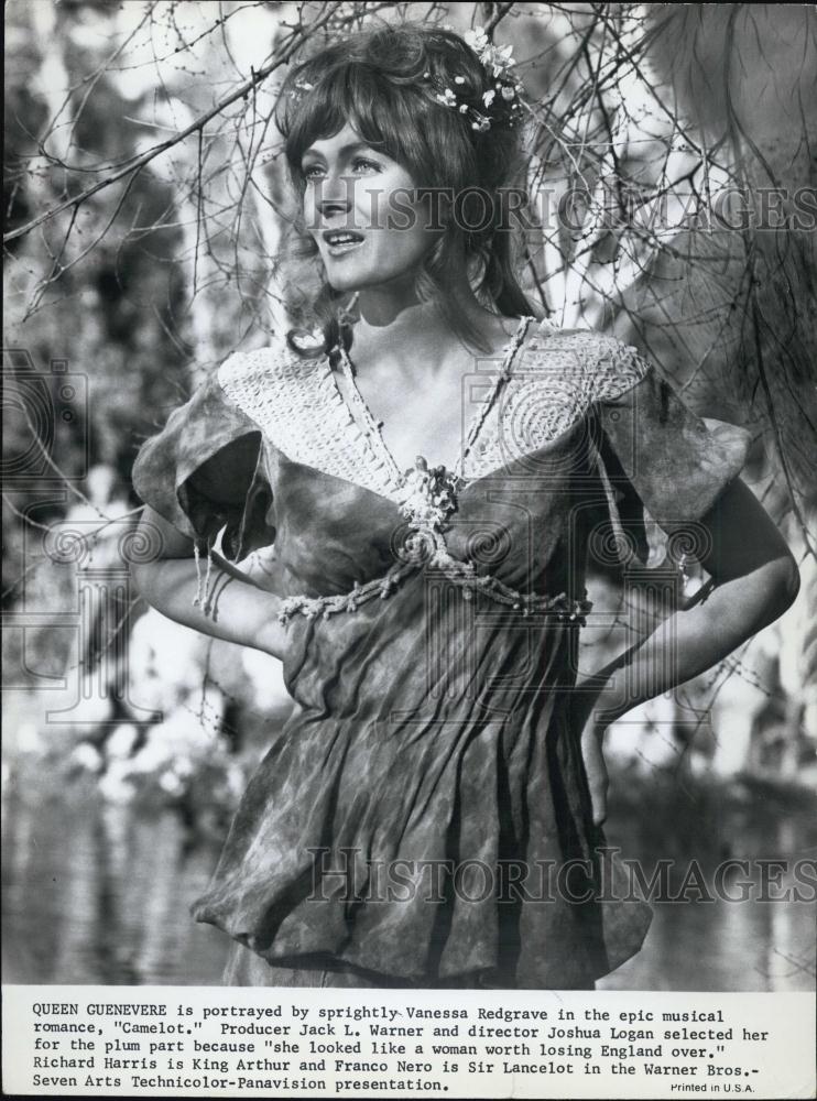 1968 Press Photo Actress Vanessa Redgrave In "Camelot" - RSL03101 - Historic Images