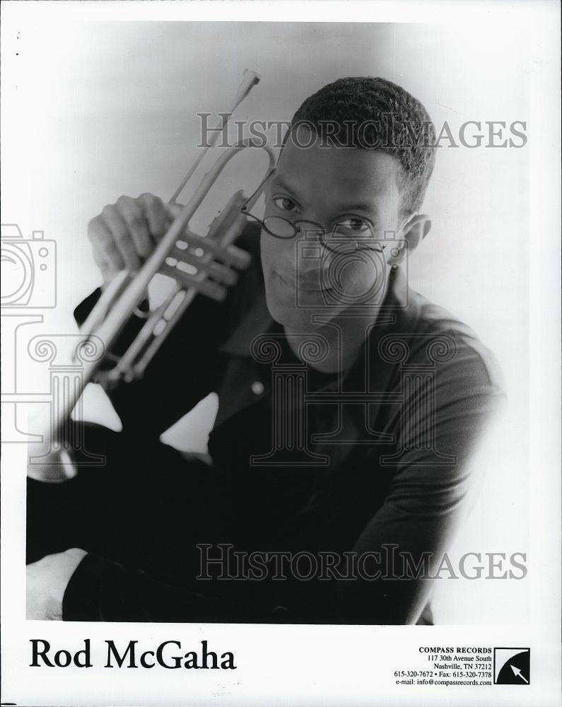 1999 Press Photo Saxophonist &amp; Compass records recording artist Rod McGaha - Historic Images