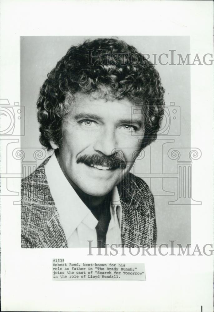 Press Photo Robert Reed, best known for TV series "The Brady Bunch" - RSL04357 - Historic Images