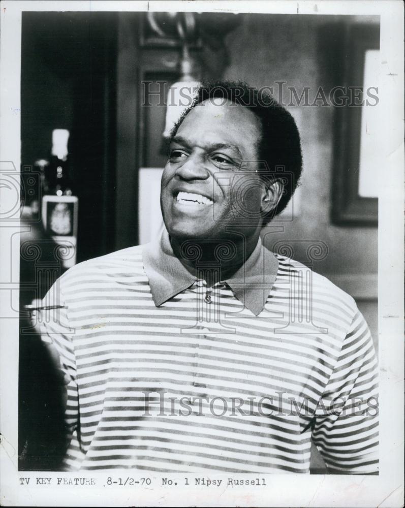 1971 Press Photo Comedian Nipsey Russell - RSL61779 - Historic Images