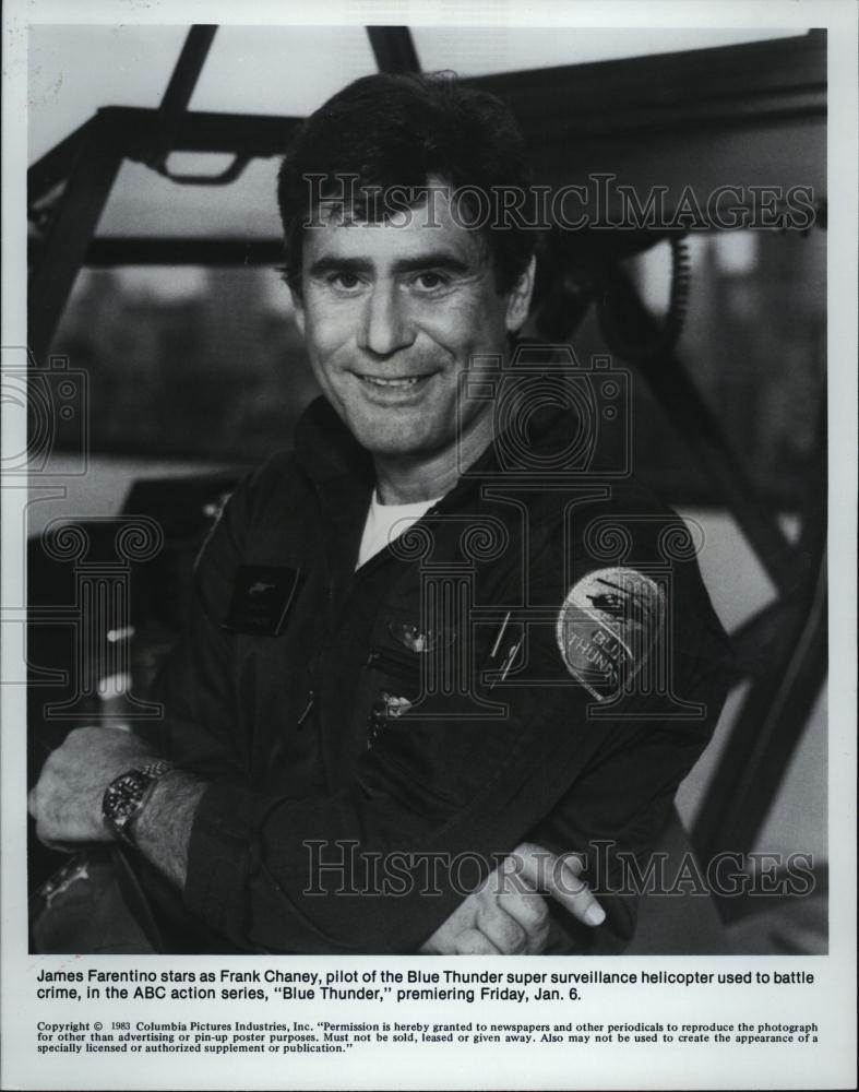 1983 Press Photo Actor James Farentino As Frank In &quot;Blue Thunder&quot; - RSL44909 - Historic Images