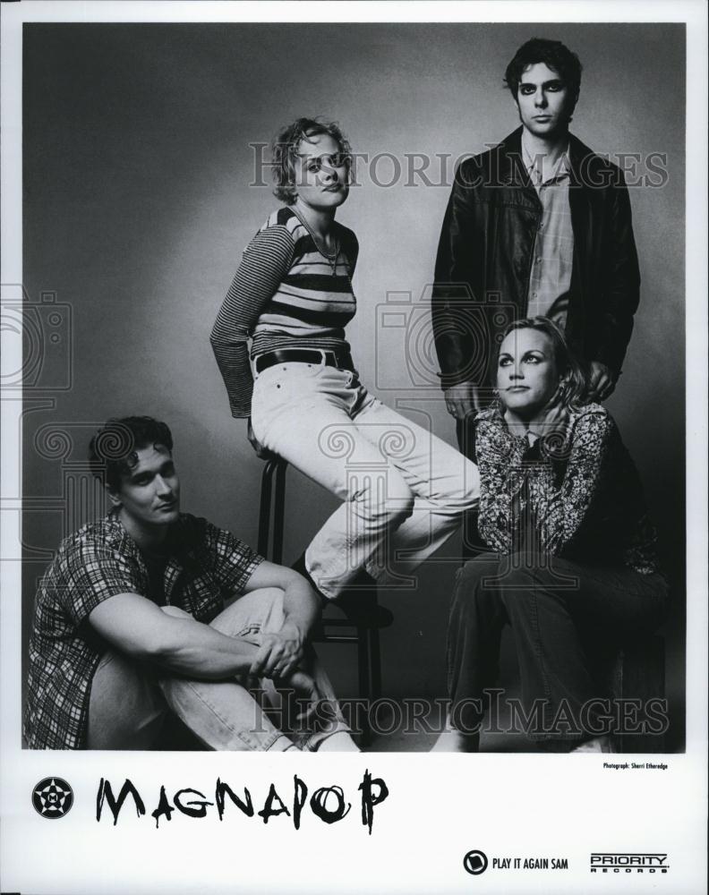 Press Photo Popular Musicians Magnapop - RSL83517 - Historic Images