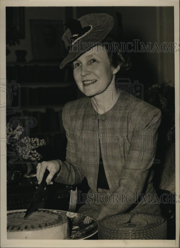 1940 Press Photo Mrs Wendell Willkie, Wife Of US President, Edith Willkie - Historic Images