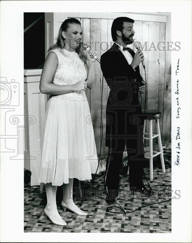 1986 Press Photo Jim &amp; Katie Davis Dance Team from New York - RSL64507 - Historic Images