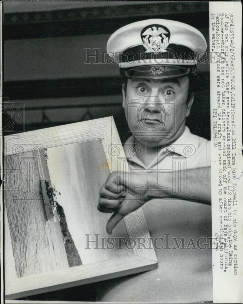 1968 Press Photo Comedian Bill Dana - RSL02611 - Historic Images