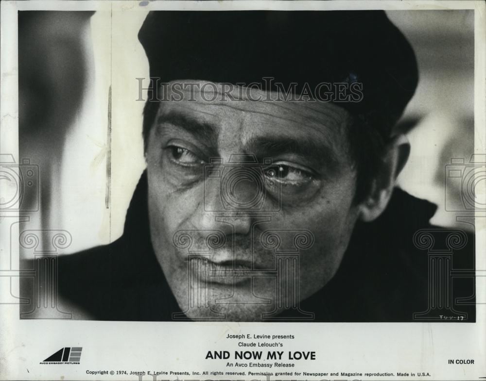 1975 Press Photo Charles Denner, in "And Now My Love" - RSL88151 - Historic Images