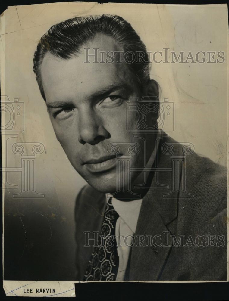1958 Press Photo Actor Lee Marvin - RSL43519 - Historic Images