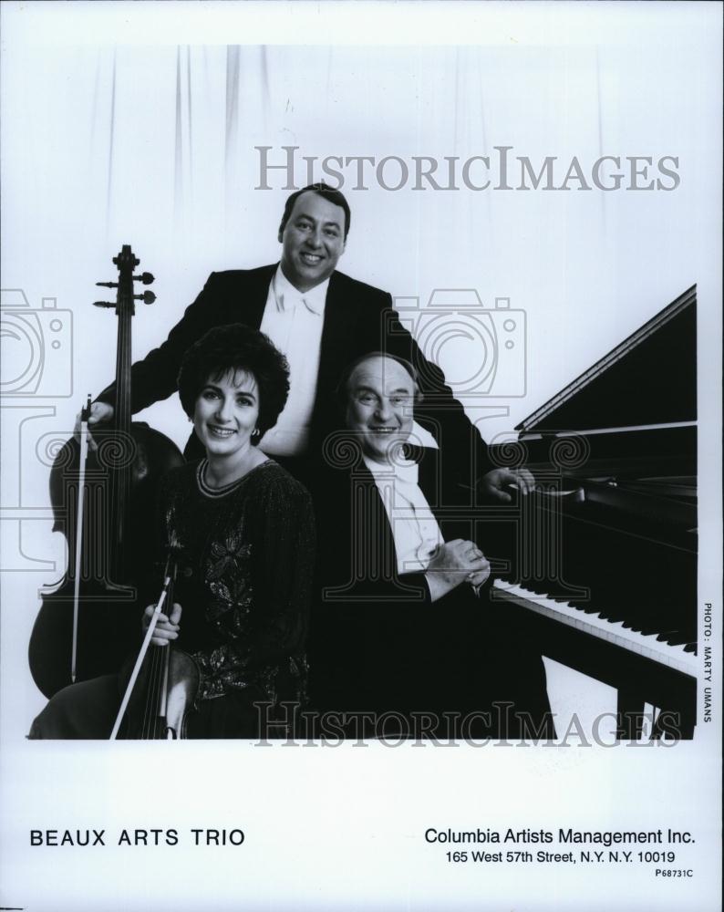 Press Photo Musicians Entertainers Beaux Arts Trio Recording Artists - RSL84199 - Historic Images