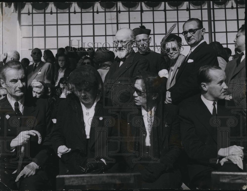 1951 Press Photo Marquesa Isabel Pacelli Rossignani Sister OF Pope Pius XIII - Historic Images