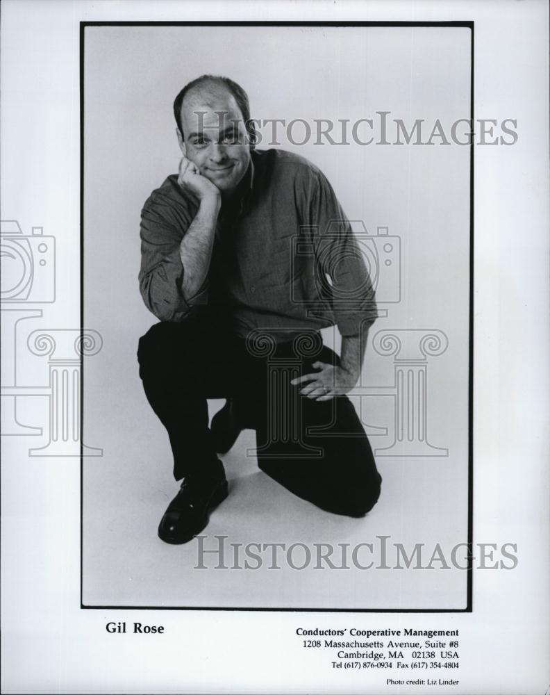 2002 Press Photo Gil Rose Conductor Boston Modern Orchestra Project - RSL79875 - Historic Images