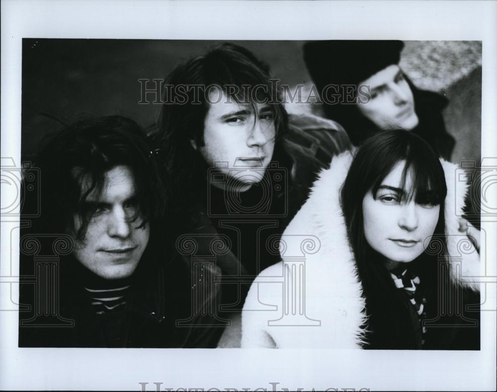 Press Photo Four Members Of The 360's Dressed For Cold Weather - RSL88771 - Historic Images