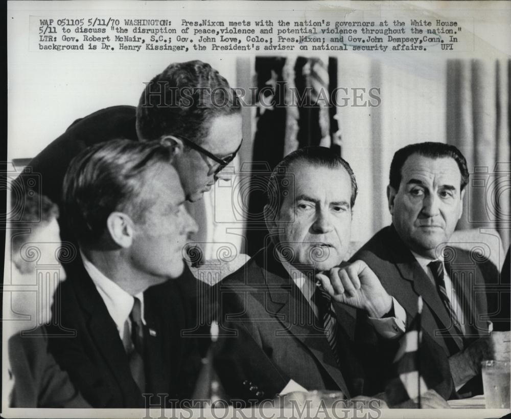 1970 Press Photo Pres Nixon meets with governors for meeting - RSL88755 - Historic Images