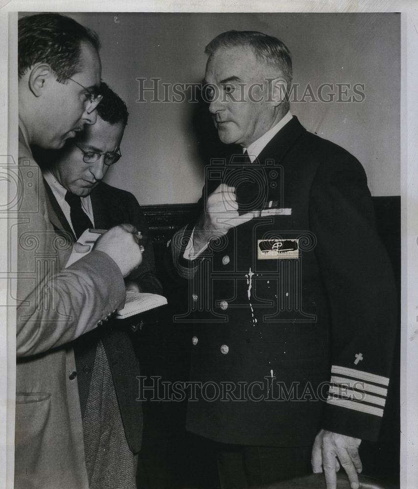 1942 Press Photo Boston Chief of Police Thomas J Maguire - RSL82285 - Historic Images