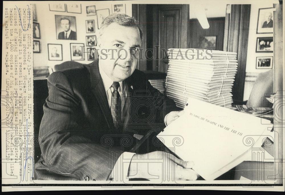 1970 Press Photo St Louis Mayor AJ Cervantes - RSL00477 - Historic Images