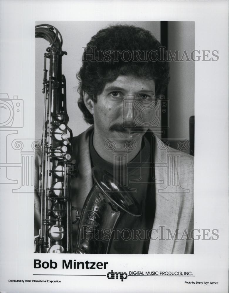 Press Photo Bob Mintzer, Jazz Saxophonist, Composer, Big Band Leader - RSL82989 - Historic Images