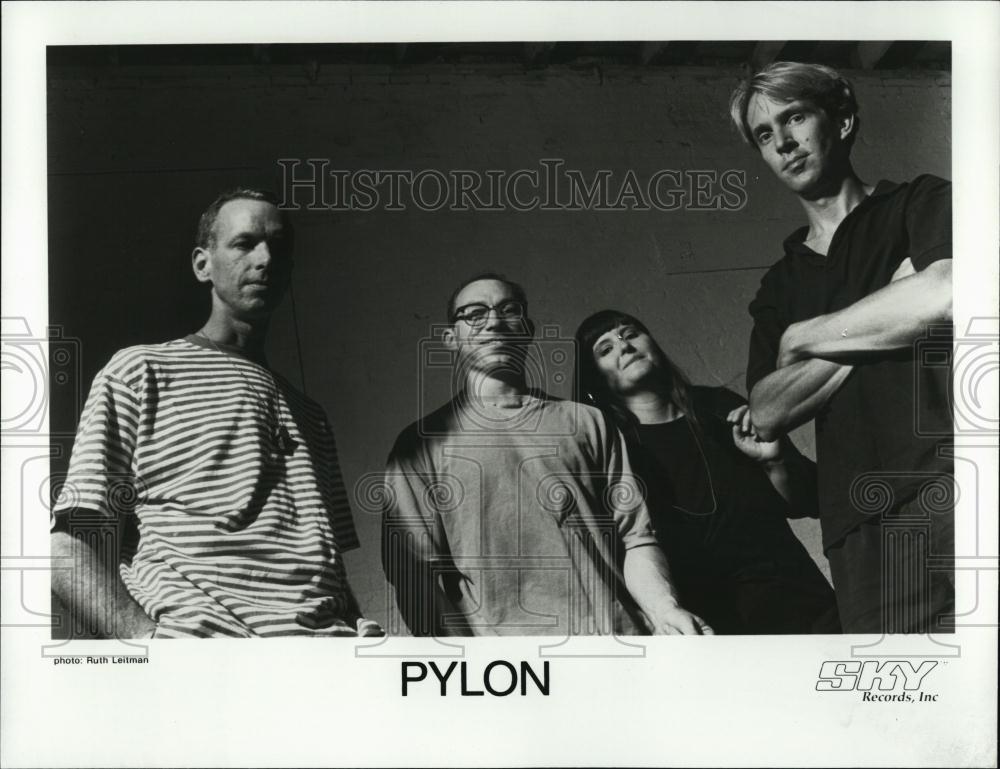 Press Photo Rock Band "Pylon" Sky Records - RSL39913 - Historic Images