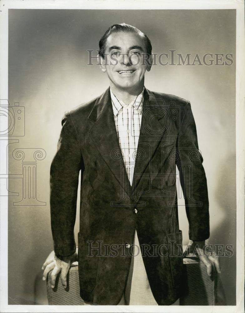 1952 Press Photo Comedian Eddie Cantor in &quot;Colgate Comedy Show&quot; - RSL61605 - Historic Images